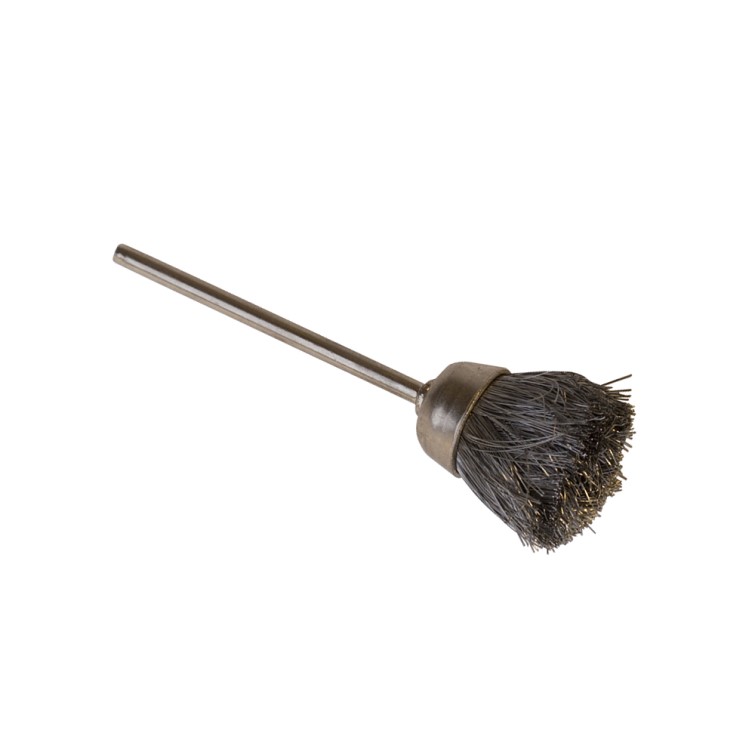 Straight Steel Cup Brushes - Dozen Pack